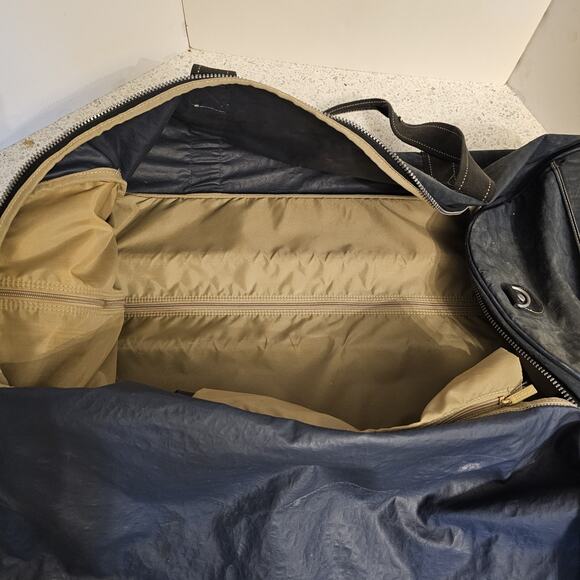 KIPLING Large Navy Wheeled Rolling Duffle Bag Suitcase Luggage 30”x15” - Picture 14 of 16